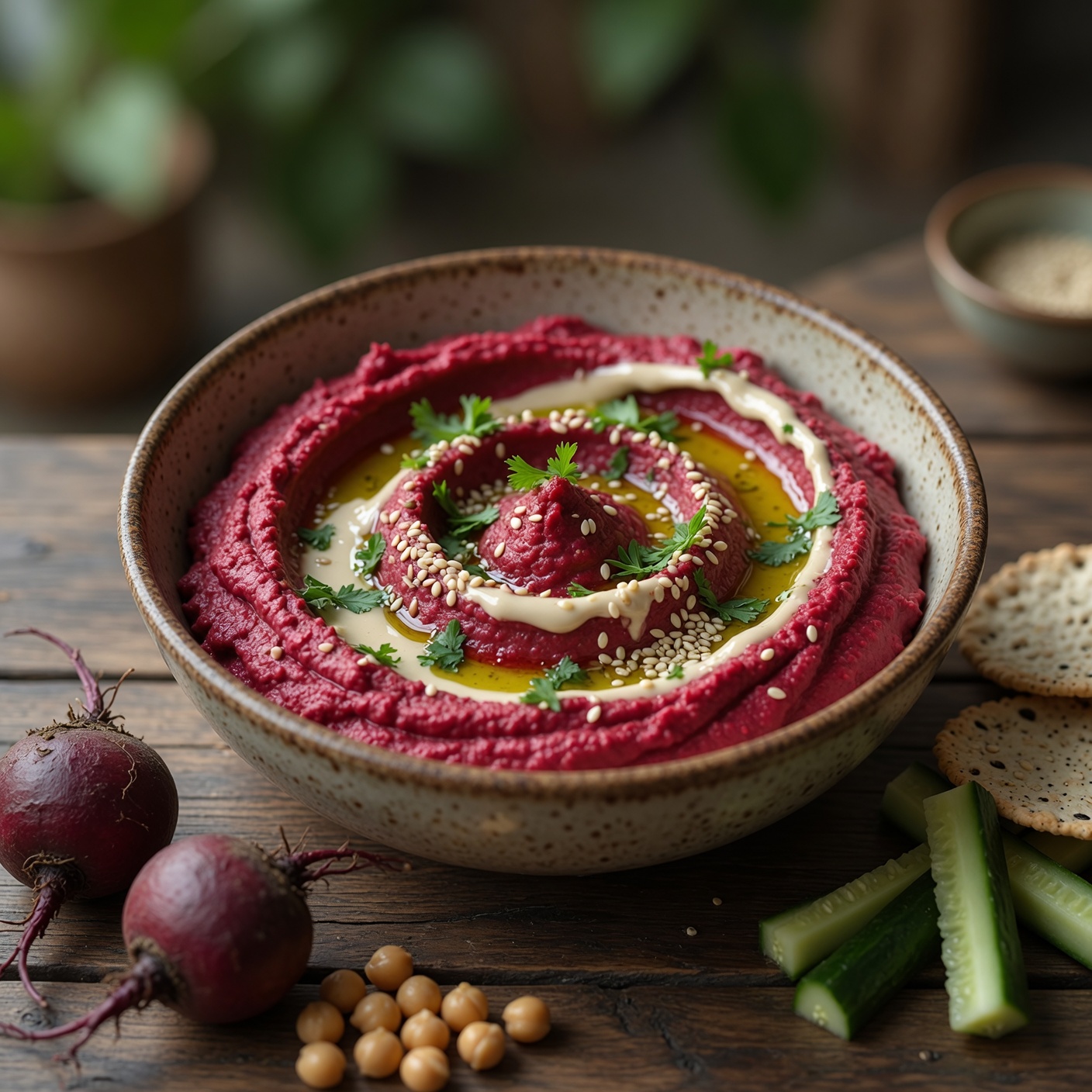 Roasted Beet Hummus